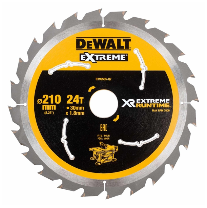 Dewalt Reciprocating Saw Disc 210X30MM Z24H XR